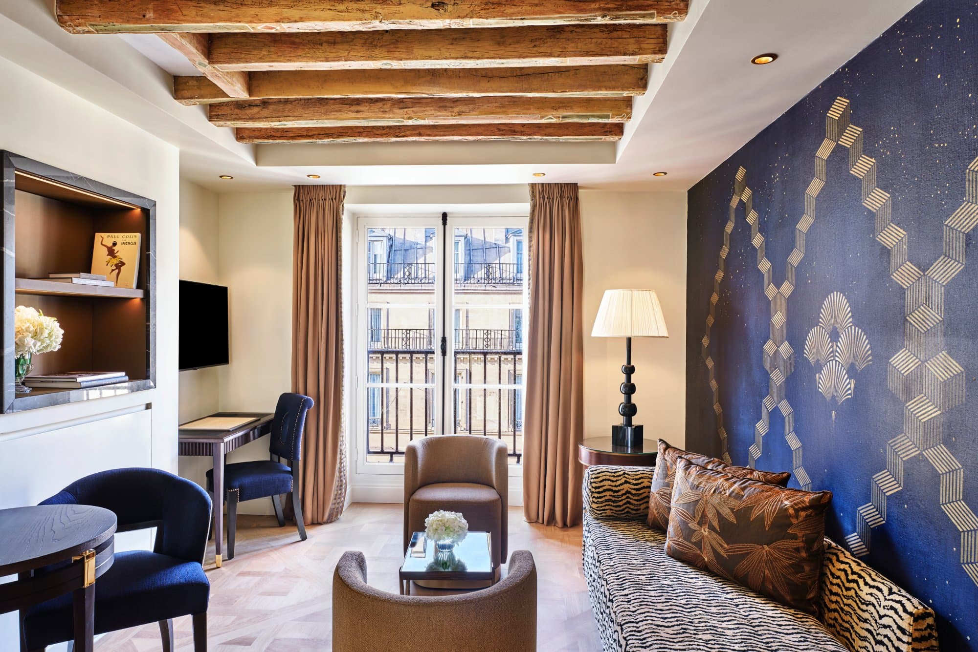 Maison Barriere Vendome salon with intimate quiet-luxury seating